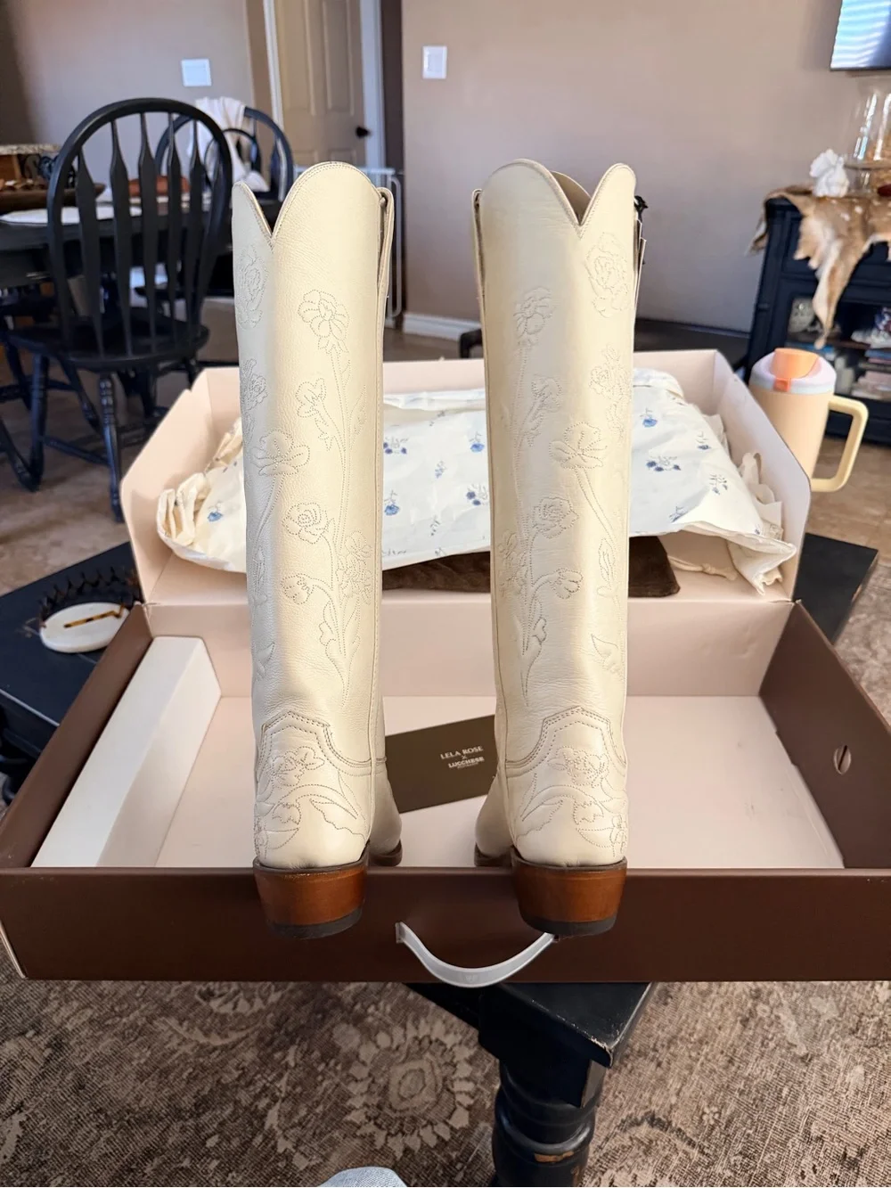 BRAND NEW Lucchese x Lela Rose Priscilla Boots